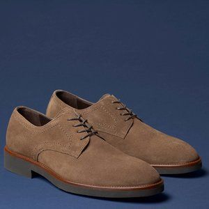 Johnston & Murphy Men's Ridgeland Plain Toe - Taupe Italian Suede